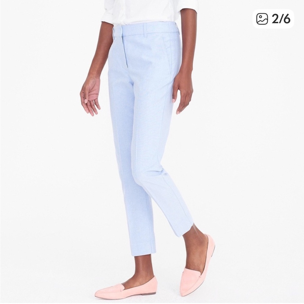 J. Crew Oxford Blue Skimmer pants